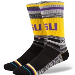Stance LSU Tigers Varsity NCAA Socks Large 9-12